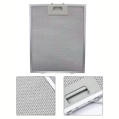 Zilveren Afzuigkapfilters Metalen Gaas Afzuigkap Ventilatie Filter 300 X 246 X 9mm