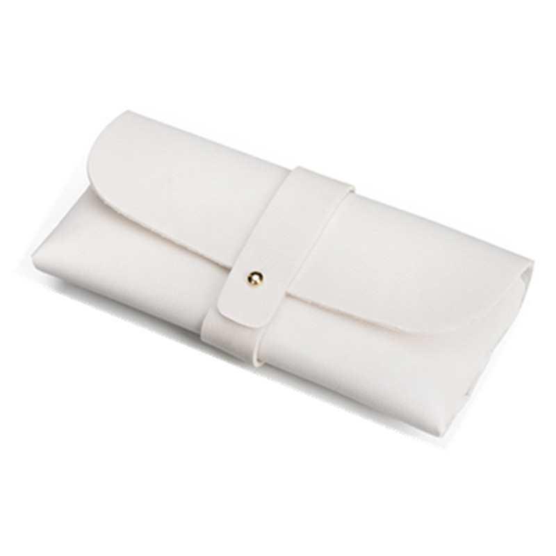 Gray Zipper Eyeglass Case Set: Includes Sunglasses Screwdriver, Eyeglass Pouch, Polarized Test Card, and Plastic Box