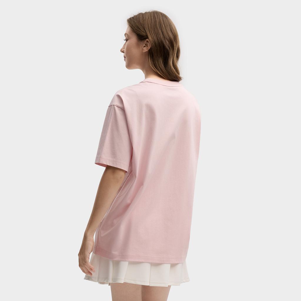 FILA Original Colorful Fashion Simple Classic Retro Big Logo Sports Trendy Casual Versatile Comfortable Loose Short Sleeve T-Shirt F51U619102FPK