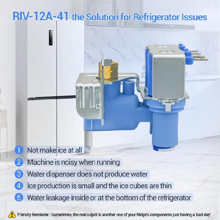 Refrigerator Water Inlet Valves Assembly DA62-00914B Ice Maker Parts Refrigerator Accessories Enhanced Durability