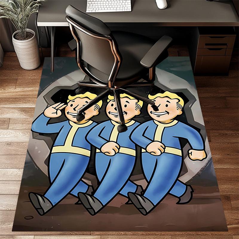 1pc NUKA-BOMBS Fallout1 Design Printed Area Rug Carpet for Bedroom Living Room Home Decor Rugs Mat Non Slip Mat Rug for Bedside