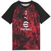 Childrens/Kids Prematch 2025-26 AC Milan T-Shirt