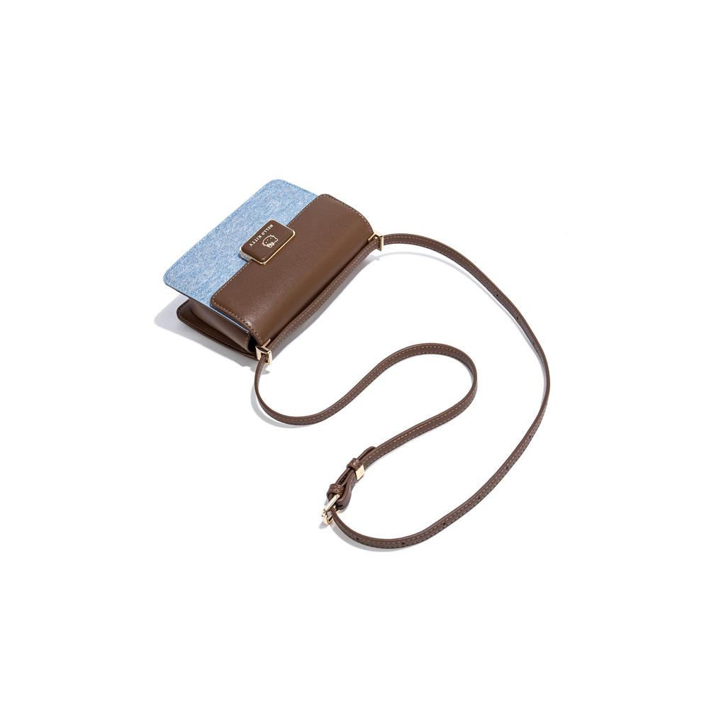 New Sanrio Hello Kitty PU Crossbody Bag, Shoulder Bag Women's Brown/Blue/Black SHHF41168