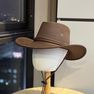 Summer Wide-brimmed Western Cowboy Hat for Men and women2026Outdoor Sun Protection Hat for Horseback Riding, Mountain Climbing, and Photography,