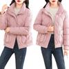 2025 New Thin Down Cotton-padded Clothes Women's Winter Jackets Short Thickened Cotton-padded Clothes Warm Cotton-padded Jackets Trendy and Versatile