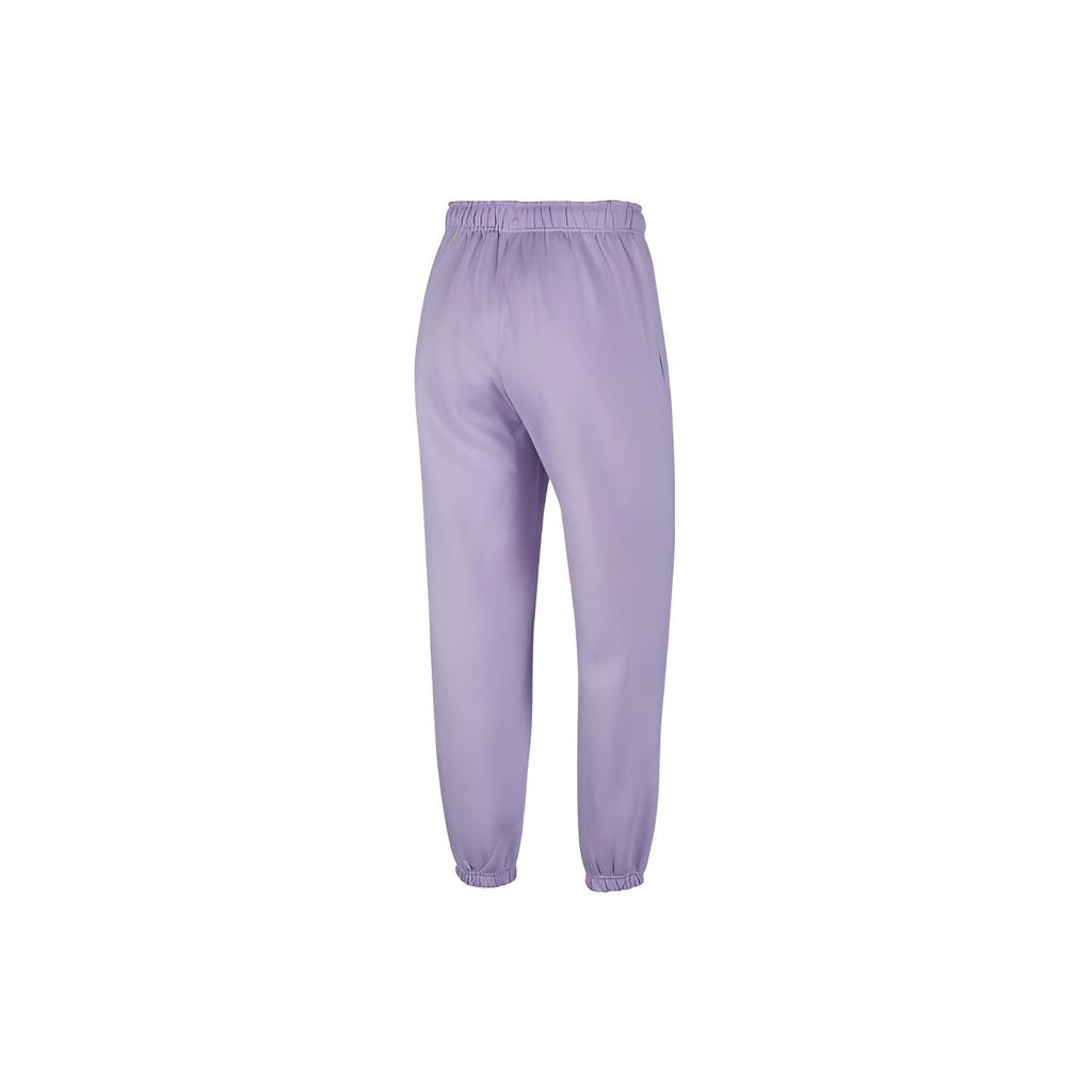 Nike Knitted Sweatpants Women's Purple Thickened Straight Fit Pants DA0334-563