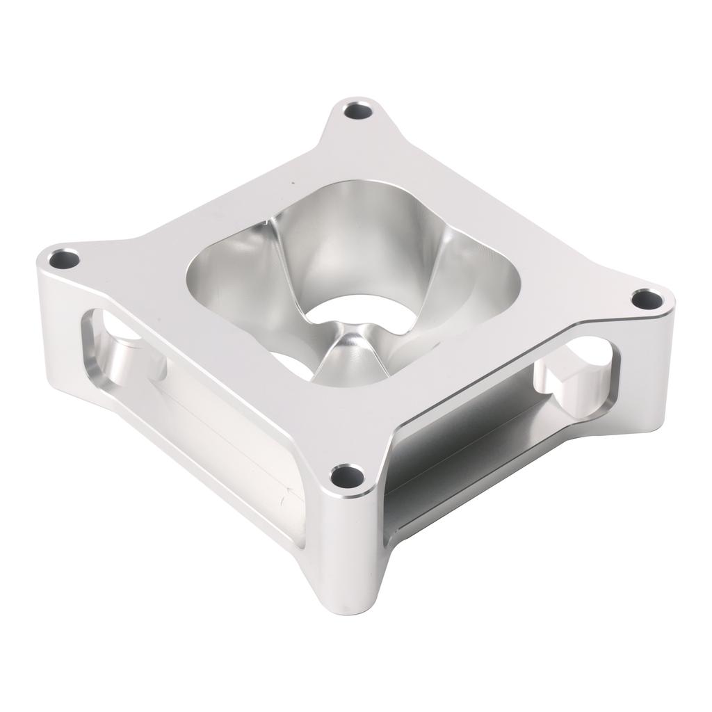4150 Square Bore Carburetor CNC Aluminum Spacer - 2" 4 Port for High Performance Engine Tuning