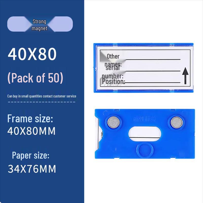 Warehouse Shelf Magnetic Labels