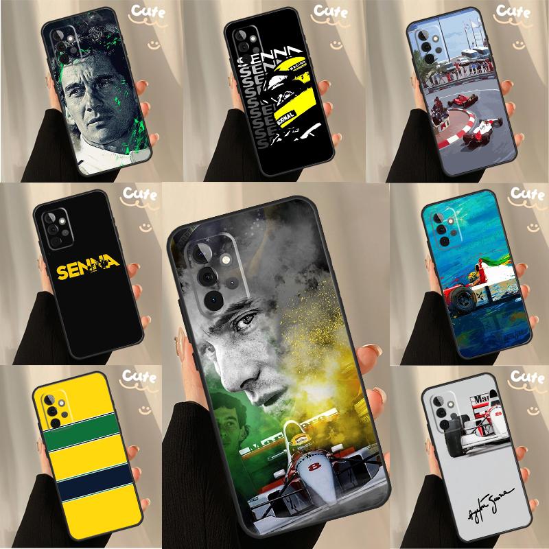 Ayrton Senna F1 Case For Samsung Galaxy A14 A24 A34 A54 A12 A22 A32 A52 A72 A51 A71 A13 A33 A53 A73 Coque