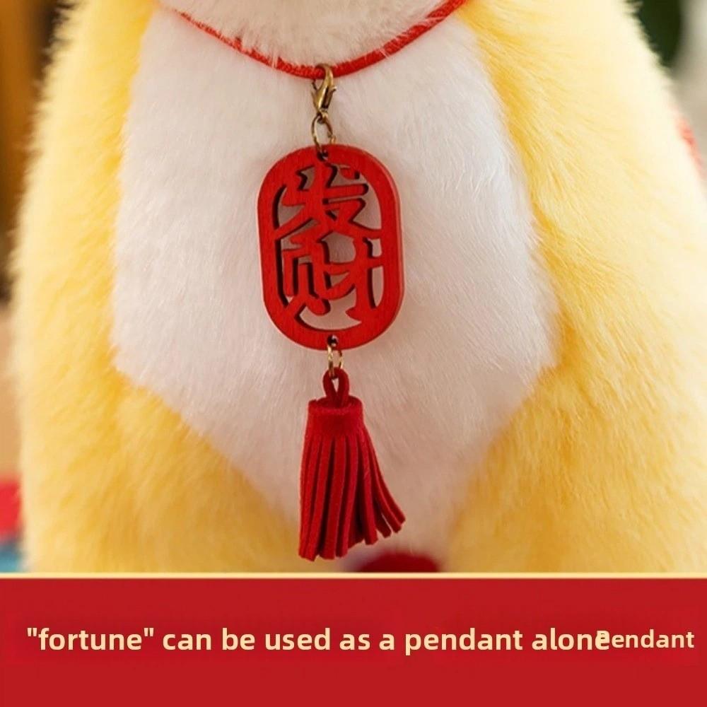 Creative Stuffed Animal Pendants Tassel Pendant Cartoon Steed Doll  Year of Horse