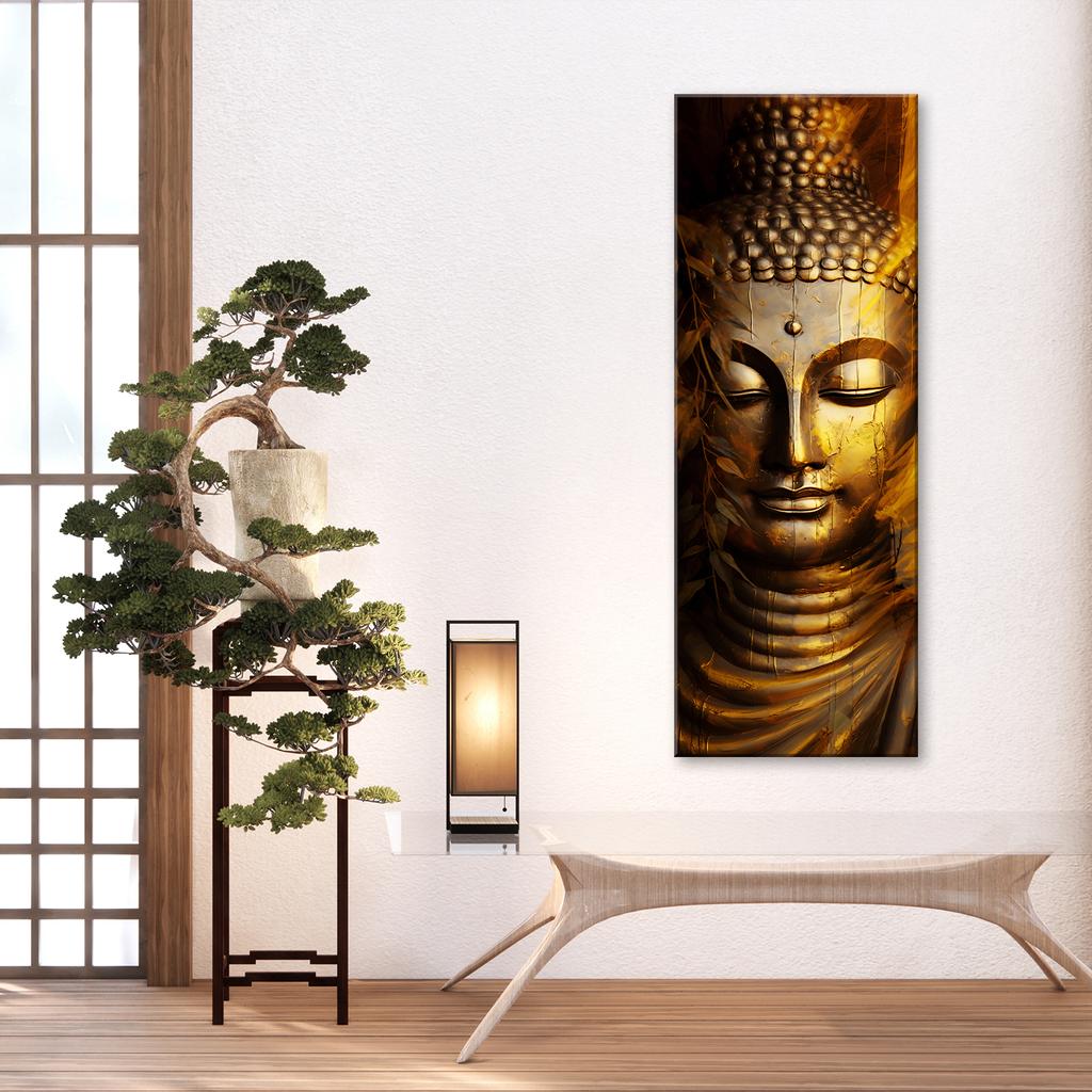 Canvas Print, Gold Buddha