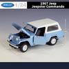 WELLY 1:24 Jeep Jeepster Commando 1967 Alloy Car Diecasts & Toy Vehicles Car Model Miniature Scale Model Car Toy For Children
