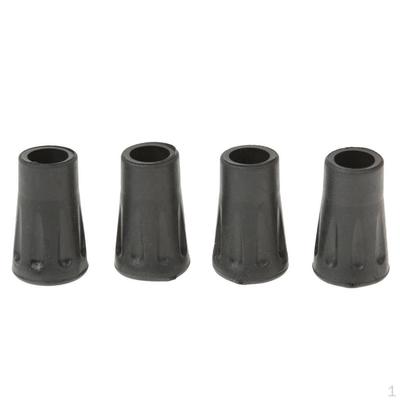 4 szt. Wymienne końcówki gumowe do kijków turystycznych 4cm