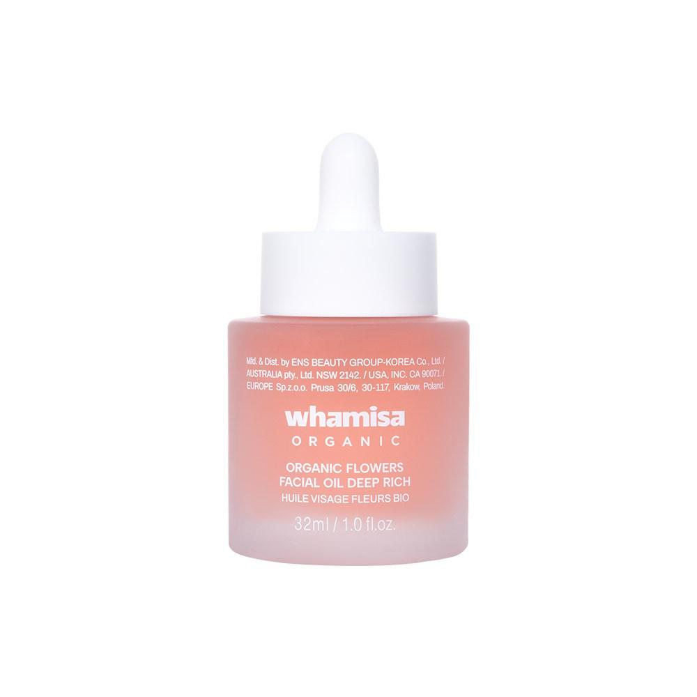 [Whamisa] Olio Viso Fermentato con Fiori Biologici Deep Rich 32ml, 1 unità