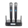 One To Two Wireless Microphones with Adjustable Frequency and UHF Capabilities
