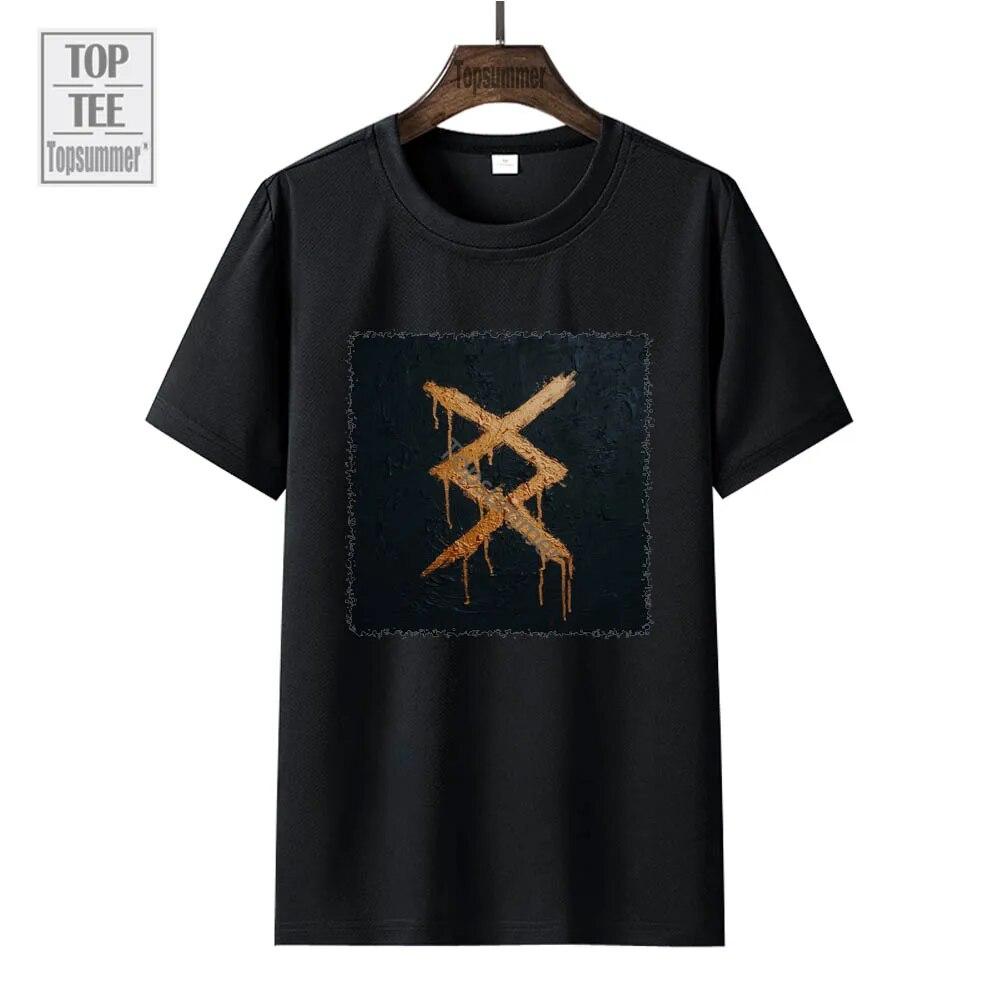 

Inguz - футболка Gold Edition с альбомом Normandie Tour, женская футболка в стиле поп-тренд с графическим принтом, футболки унисекс большого размера M