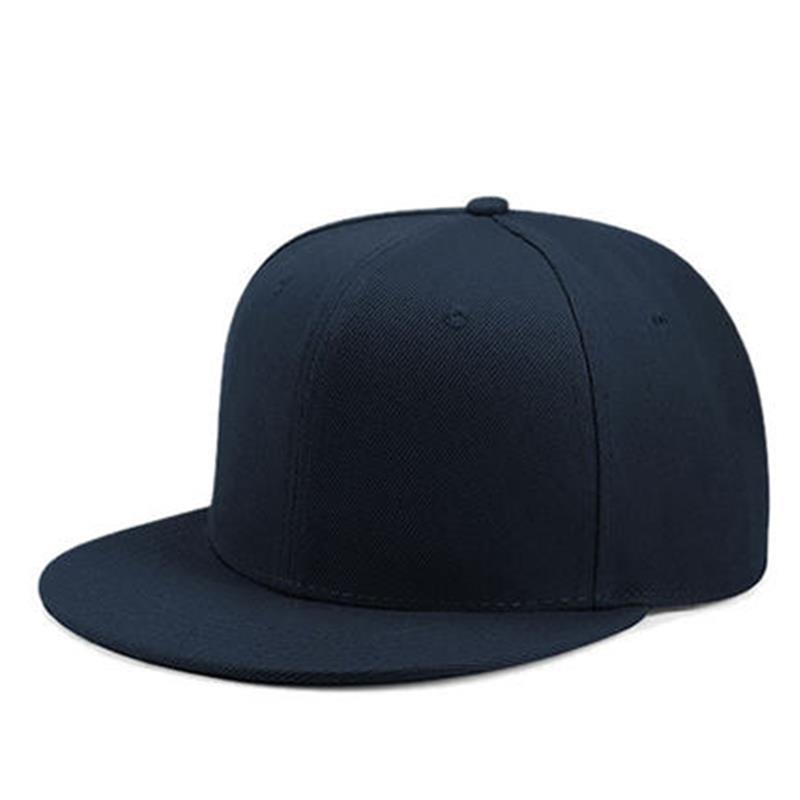 Hip Hop Flat Brim Sun Caps Male Baseball Hat Solid Color Summer Men‘s and Women‘s Outdoor Cycling Caps Sunproof Sport Caps
