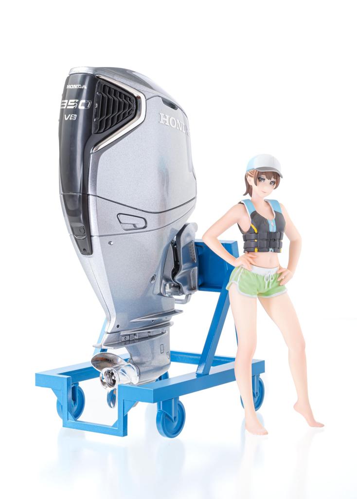 PLAMAX MF 88 minimum factory Minori with Honda BF350 outboard motor 1/20 scale assembly plastic model kit