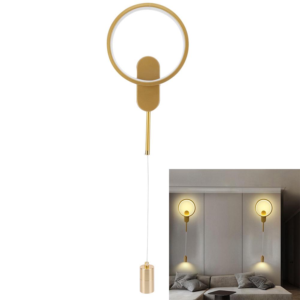 Nordic LED Pendant Light Easy To Install Mental with Lampshade White/Warm Light Wall Mounted for Living Room Bedroom Dining Room