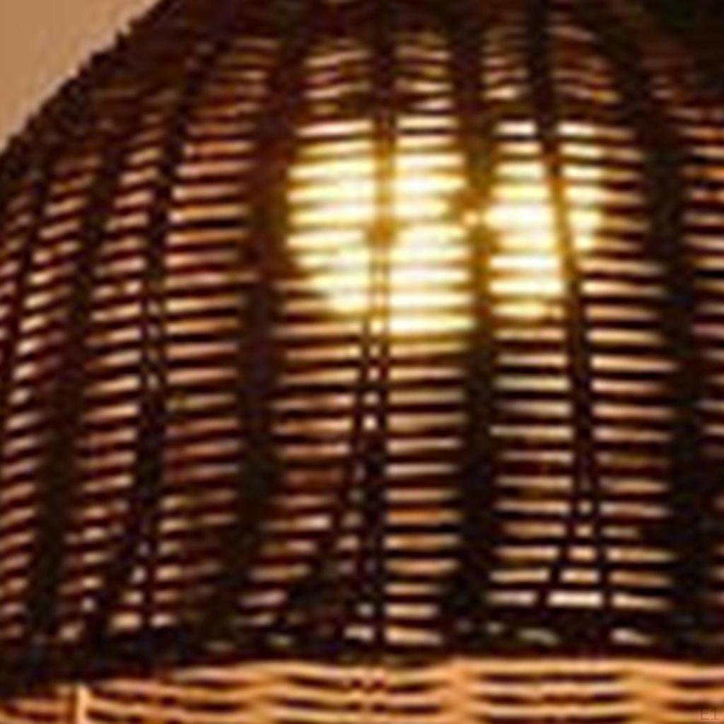 Pendant Light, E27 Hand Woven Ceiling Chandelier for Dining Room