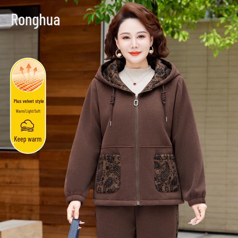 

Женская зимняя куртка большого размера с флисовой подкладкой 4XL