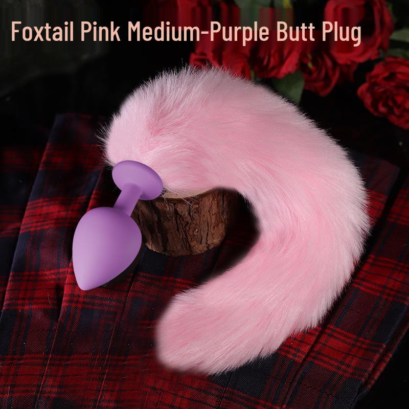 Fox Tail Mini Butt Plug - Adult SM Erotic Toy