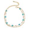 Elegant Blue Ocean Style Anklet - Sweet Summer Jewelry for Women