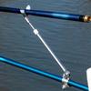 Multi Degree Adjustable Quick Release Fixing Fishing Rod Holder Rear Hanging Bracket Aluminum Rod Holder Stretchable
