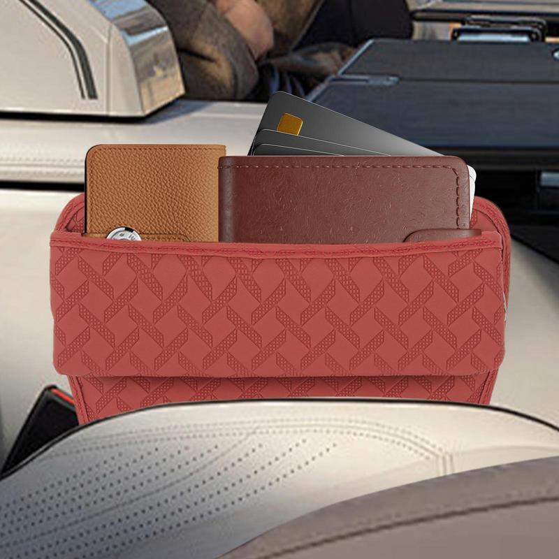 Car Seat Crevice Filler Storage Box Leakproof Auto Left Right Side Pocket Organizer Car Seat Crevice Slit Storage Holder