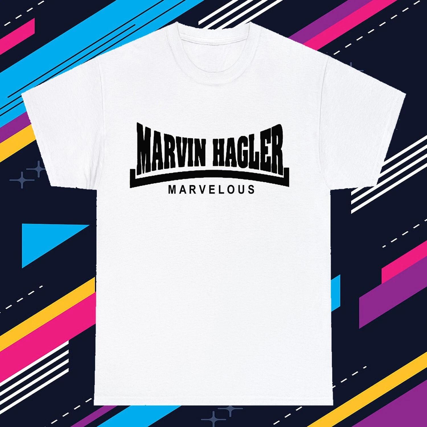 Marvin Hagler Boxing Legend Men s White Size S-5XL L