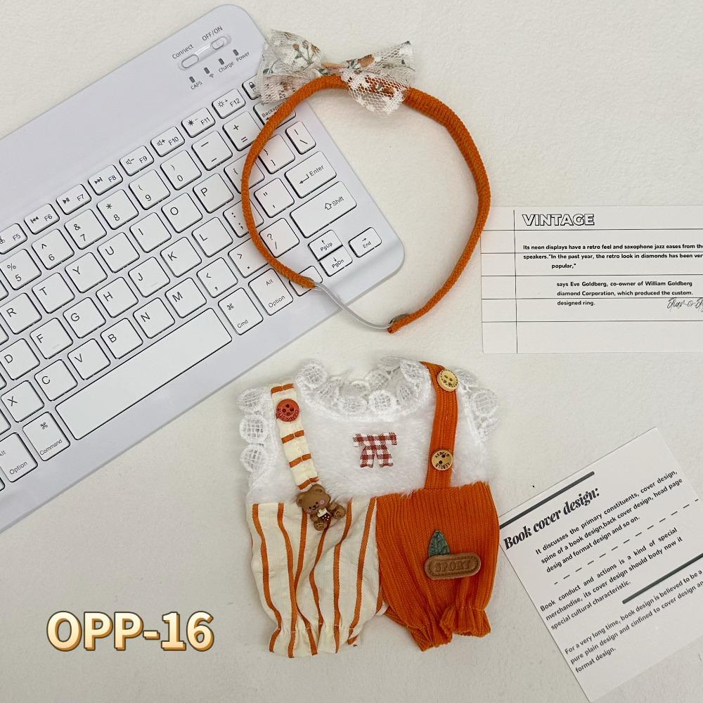 Dress 20cm Cotton Doll's Clothes Toy Accessories Cotton Doll Lolita Outfit Dress  Children Gift