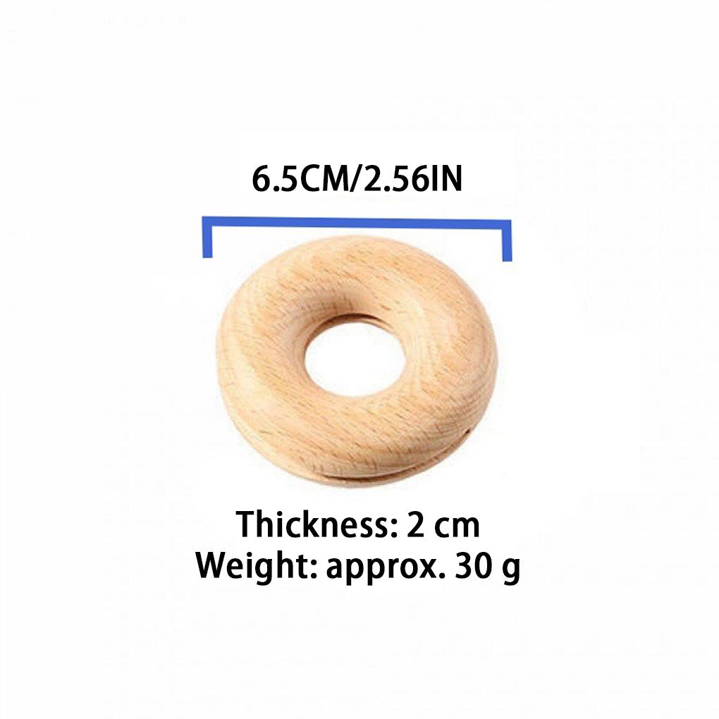 1 шт Деревянные зажимы-запечатыватели для пакетов с закусками и свежими продуктами кухонные аксессуары зажим-запечатыватель в форме пончика кухонные зажимы для еды 3200₽