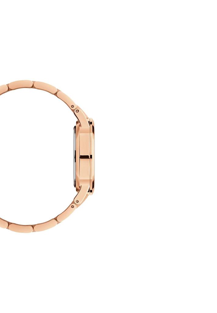 Daniel Wellington Iconic Link 32mm Rose Gold Watch In White