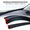 Sound Dampening Dashboard Seal Strip Rubber Material Noise Reduction Trim Windshield Seam
