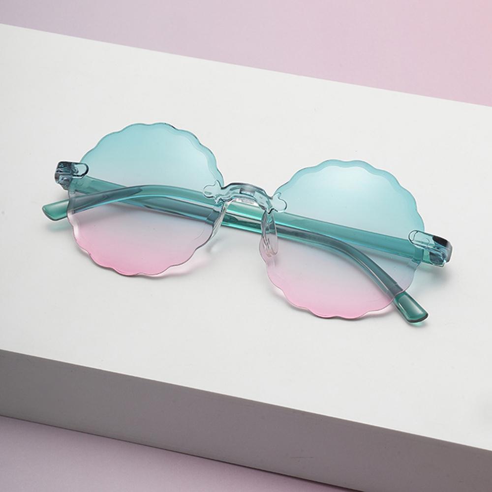Candy Color Children'S Sunglasses Gradient Sun Glasses Round Frame Sunglasses Eyewear Outdoor Baby Shades Colorful Goggles