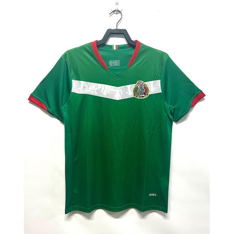 Mexico National Team Retro Football Jersey Short Sleeve Sports Top Men Women