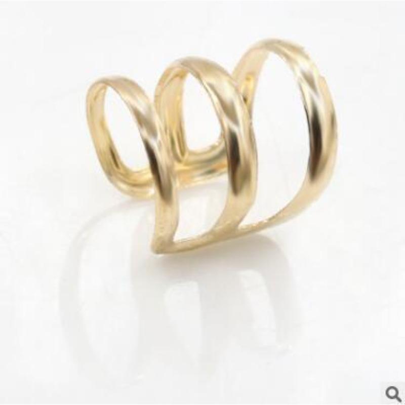 Personalized and Fashionable Cartilage Leaves, Double-layer Ear Studs Without Ear Holes, Ear Clips003