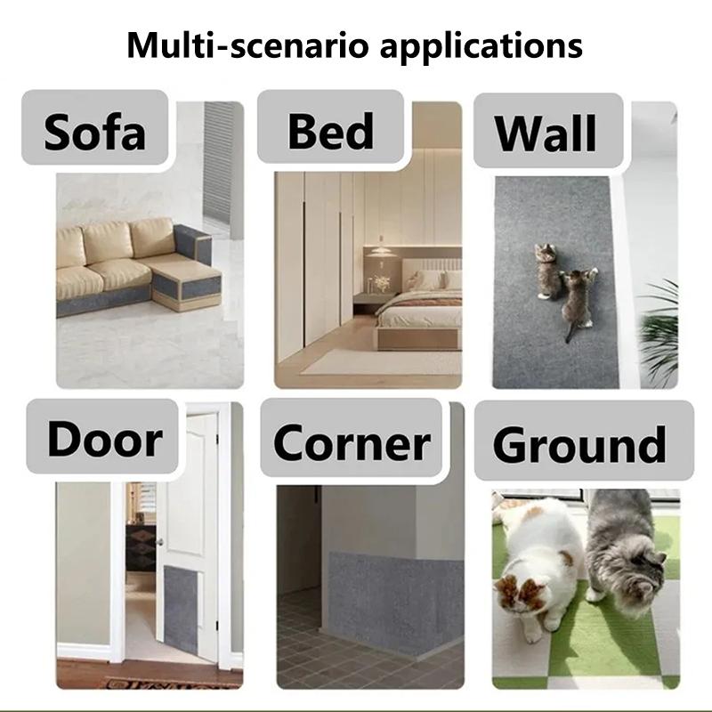 Anti-Katzenkratzmatte Zuschneidbare Selbstklebende Teppichmatte Pad Katze Haustier Kratzbaum Möbel Sofaecke Innen Sofa Wandschutz