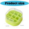 Easy To Disassemble Silicone Ice Mould with Lid Dishwasher Safe 9 Cells Ice Cubes Tray for Cocktails Use kitchen Tool