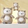 Cute And Charming Cartoon Knitted Animal Plush Doll Rabbit Owl Fox Bear Plush Toy Home Decoration Sleep Soothing Present Designed For Boys Plus Girls