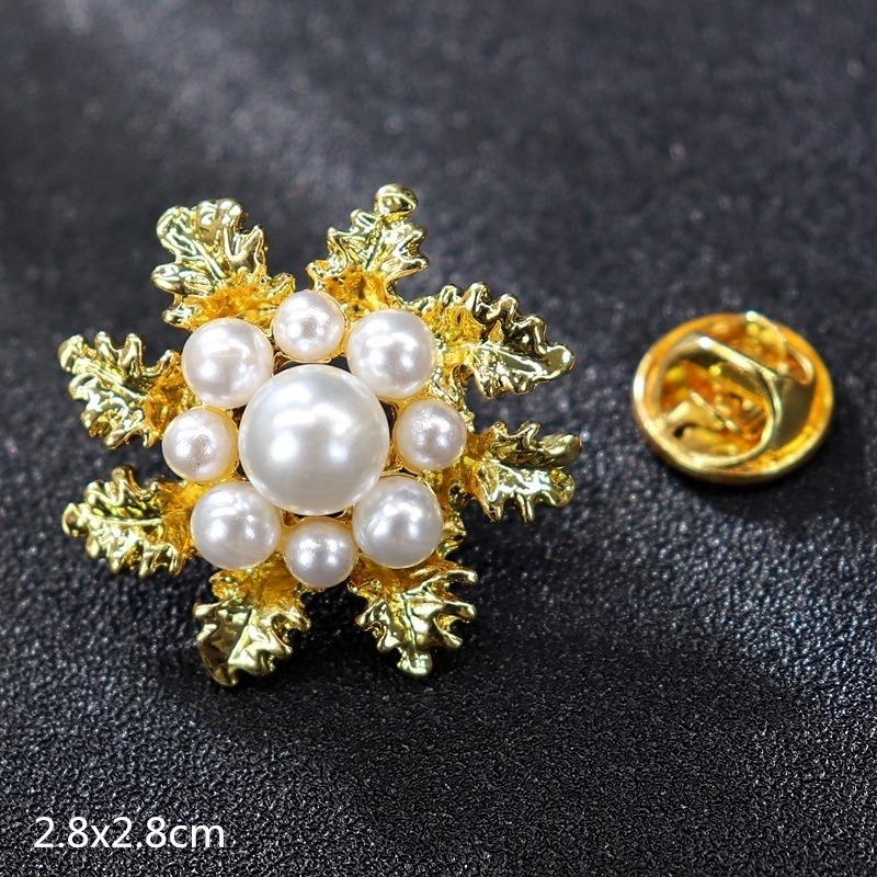 Genuine Professional Amasht Brooch Retro High-end Temperament Luxury Pearl Diamond Pin Women's Suit and Accessories