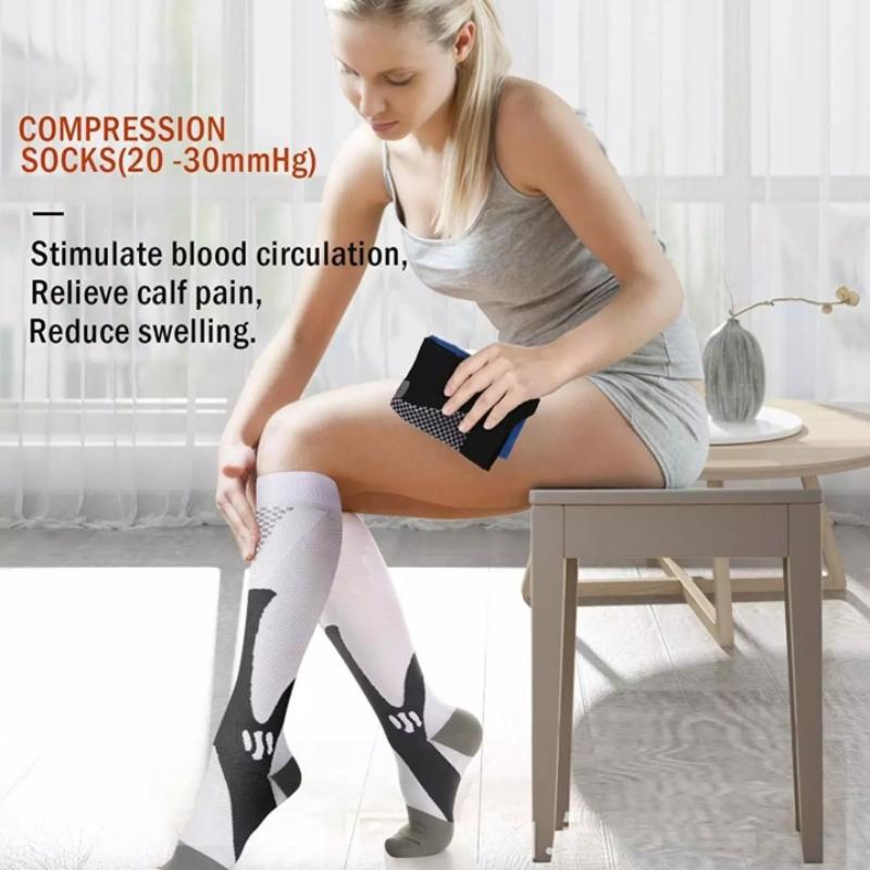 Running Compression Soccer Socks Stockings  Men Women Sports Socks for Marathon Cycling Football Socks