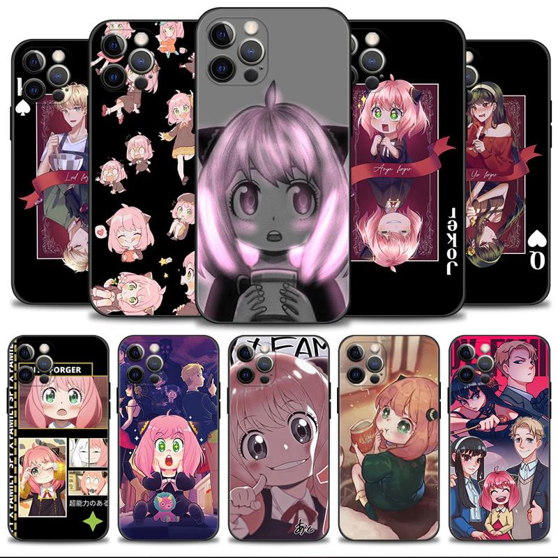 

Чехол для телефона Apple Iphone 14 13 12 11 Pro Max 13 12 Mini Xs Max Xr X 7 8 6 6s Plus Spy X Family Anya Bright Hair Loid Yor