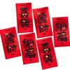 6pcs Blessing 2025 Snake Year Red Envelopes Chinese Style Money Packet  Celebration Party