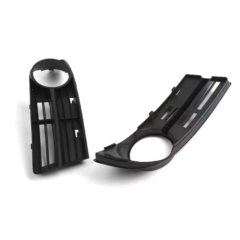 Left Right Front Bumper Fog Light Cover Frame Fog Lamp Grille 1T0853665A 1T0853666A For VW Touran 03-06-A61E чёрный