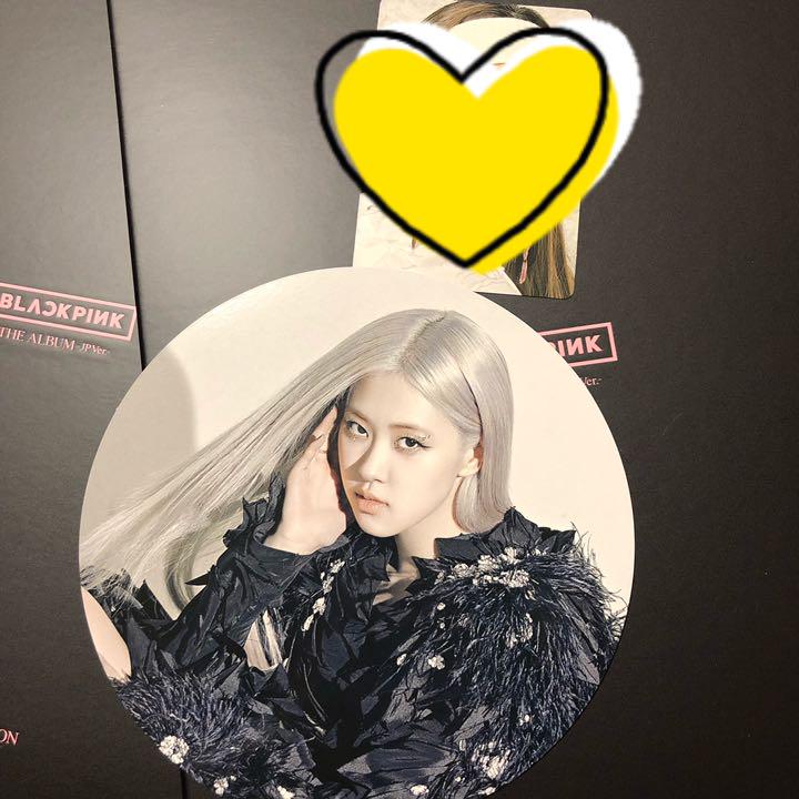 [USED] BLACKPINK THE ALBUM Round Card ROSE