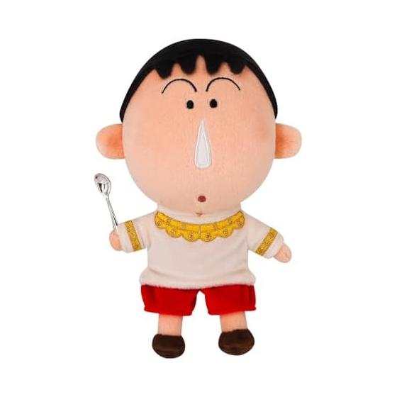 Sanei Boeki Crayon Shin-chan Movie Crayon Shin-chan Super Brilliant!Scorching Kasukabe Dancers Henshin Bo-chan (S) India Ver. W10 x D10 x H21cm Plush