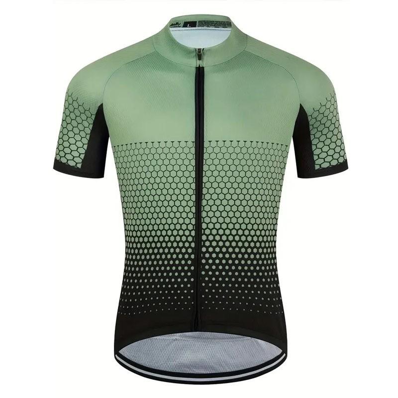 Pánský Dámský Cyklistický Dres Krátký Rukáv Rychleschnoucí Prodyšný Silniční Kolo Vrchol Se Zapínáním Po celé Délce