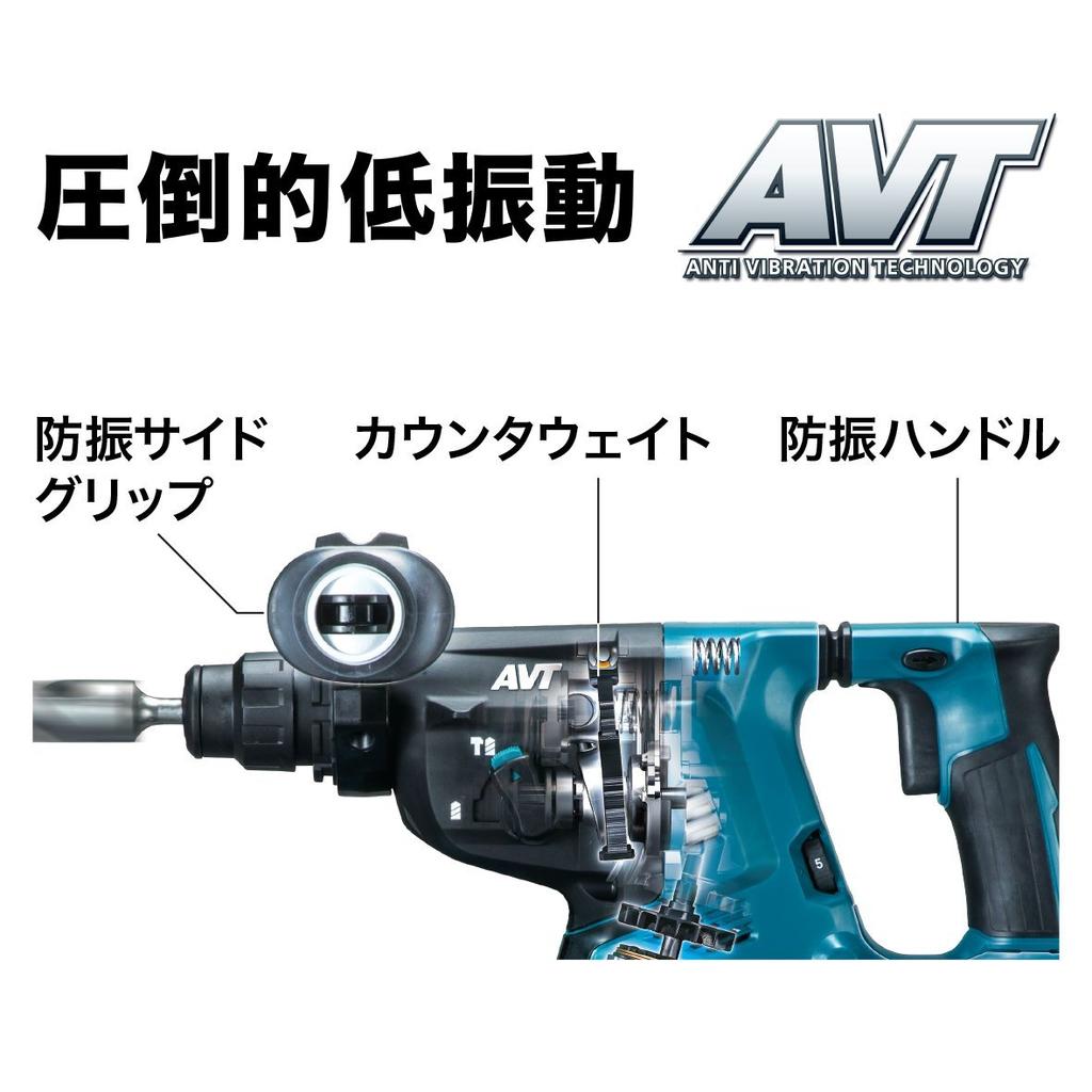 Makita Rechargeable Hammer Drill Battery Charger Sold Separately HR282DZK 18+18V 28mm/Chiseling SDS+