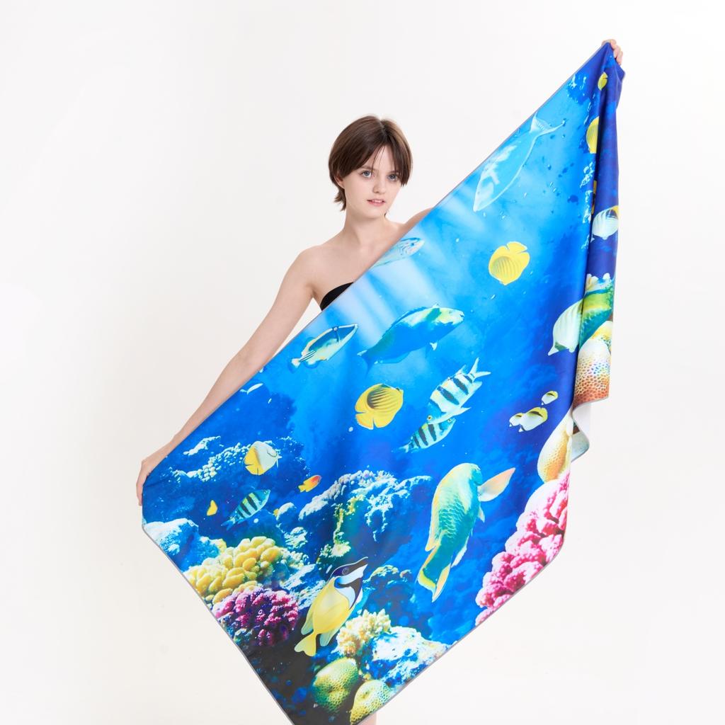 Microfiber Towel Quick Dry Towel Travel Towel Sports Towel Beach Towel Sandproof Soft Light Towel For Swim, Yoga, Gym